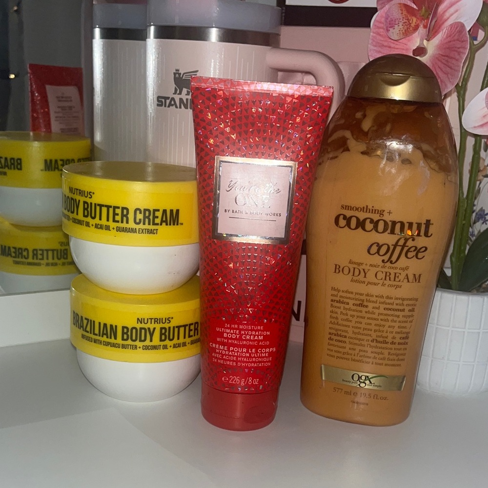 A bunch of body creams! Sold individually or together
